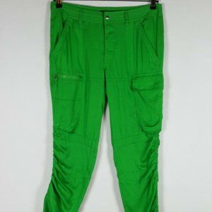 Ralph Lauren Sz 8 Capri Pants Gathered Adjustable
